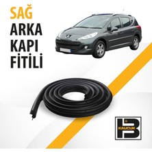 B&M Kauçuk Peugeot 207+ Station Wagon Sağ Arka Kapı Fitili BM00639