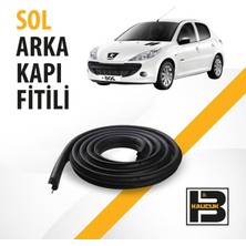B&M Kauçuk Peugeot 206+ Sol Arka Kapı Fitili BM00692
