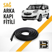 B&M Kauçuk Opel Combo D (2012-2017) Sağ Arka Kapı Fitili BM00944