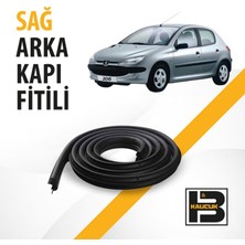 B&M Kauçuk Peugeot 206 Sağ Arka Kapı Fitili BM00720
