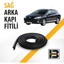 B&M Kauçuk Peugeot 407 Station Wagon Sağ Arka Kapı Fitili BM00524
