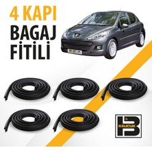 B&M Kauçuk Peugeot 207+ 4 Kapı + Bagaj Fitili BM00647
