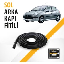 B&M Kauçuk Peugeot 206 Sol Arka Kapı Fitili BM00719