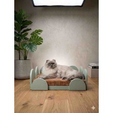 Ned Iskandinav Tarzı Kedi Yatağı-Kedi Yatağı-Peluş ve Süngerli Kedi Yatağı