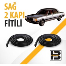 B&M Kauçuk Ford Taunus Sağ Ön ve Arka Kapı Fitili BM00806