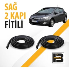 B&M Kauçuk Opel Astra J Hatchback Sağ Ön ve Arka Kapı Fitili BM00894