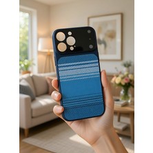 KumOziShop iPhone 14 Promax Uyumlu Magsafe Özellikli Kamera Korumalı Fiber Desenli Premium Kılıf