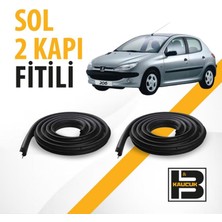 B&M Kauçuk Peugeot 206 Sol Ön ve Arka Kapı Fitili BM00715