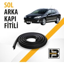 B&M Kauçuk Peugeot 407 Station Wagon Sol Arka Kapı Fitili BM00523
