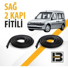 B&M Kauçuk Opel Combo C (2001-2011) Sağ Ön ve Arka Kapı Fitili BM00949