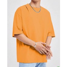 Nigrum Pardus Nıgrum Pardus Büyük Beden Düz Renk %100 Pamuk Oversize Yeni Sezon  Erkek T-Shirt