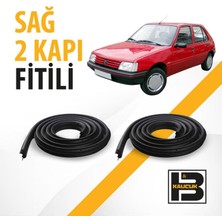 B&M Kauçuk Peugeot 205 Sağ Ön ve Arka Kapı Fitili BM00730