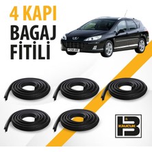 B&M Kauçuk Peugeot 407 Station Wagon 4 Kapı + Bagaj Fitili BM00516