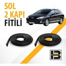 B&M Kauçuk Peugeot 407 Station Wagon Sol Ön ve Arka Kapı Fitili BM00519