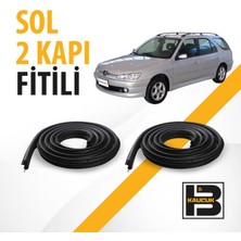 B&M Kauçuk Peugeot 306 Station Wagon Sol Ön ve Arka Kapı Fitili BM00601