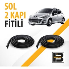 B&M Kauçuk Peugeot 207 Sol Ön ve Arka Kapı Fitili BM00677