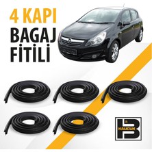 B&M Kauçuk Opel Corsa D 4 Kapı + Bagaj Fitili BM00996