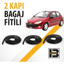 B&M Kauçuk Peugeot 206 Tek Kapı 2 Kapı + Bagaj Fitili BM00723