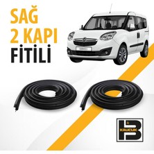 B&M Kauçuk Opel Combo D (2012-2017) Sağ Ön ve Arka Kapı Fitili BM00938