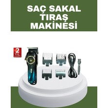 Eco Lounge Güçlü Motorlu Paslanmaz Çelik Bıçaklı Saç Kesim Makinesi