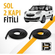 B&M Kauçuk Opel Combo D (2012-2017) Sol Ön ve Arka Kapı Fitili BM00939