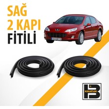 B&M Kauçuk Peugeot 407 Sağ Ön ve Arka Kapı Fitili BM00529