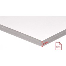 Evenart ( 50 * 70 cm ) 2 mm Beyaz Maket Kartonu