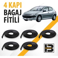 B&M Kauçuk Peugeot 206 4 Kapı + Bagaj Fitili BM00712