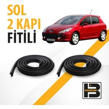B&M Kauçuk Peugeot 307 Sol Ön ve Arka Kapı Fitili BM00574