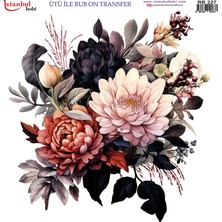 İstanbul Hobi Ütü ile Rub On Transfer Kağıdı 30X30CM RB-227