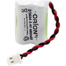 Propil Orion Bebek Telsiz Pili 2.4V 2/3 AAA Tek Kullanımlık 400mAh Yüksek Performanslı