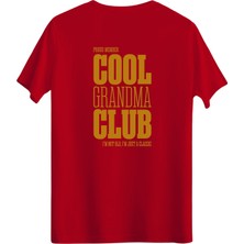 betterthanco Cool Grandma Club Baskılı Bisiklet Yaka Oversize T-Shirt