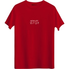 betterthanco Mom Life Baskılı Bisiklet Yaka Regular T-Shirt