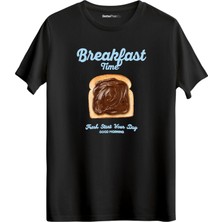 betterthanco Breakfast Time Baskılı Bisiklet Yaka Regular T-Shirt