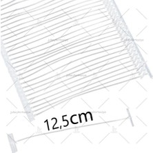 Jokey Ambalaj Şeffaf Standart 125MILIMETRE /12,5cm Etiketleme Kılçığı (1000 Adet)