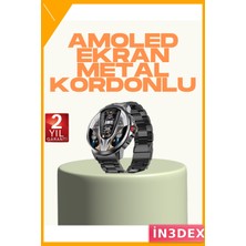 İn3dex IP68 Suya Dayanıklı Akıllı Saat SW80 Android Ios Uyumlu