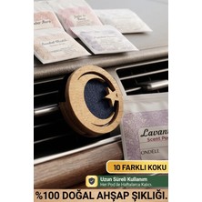 Ondéle Aero MD019 Ahşap Araç Kokusu ve Oto Klima Difüzörü | 10 Yedek Keçe Scent Pod | Éclat Botanique (Botanik Işıltı)