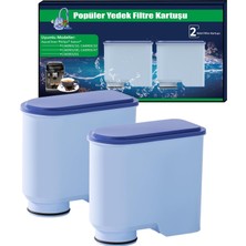 Populer Philips Aquaclean CA6903/00 Filtre 2 Adet Philips 8000 Serisi Cafe Aromis EP8757/20 Kahve Makinesi Uyumlu