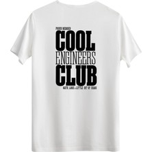 betterthanco Cool Engineers Club Baskılı Bisiklet Yaka Regular T-Shirt