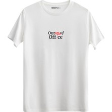 betterthanco Out Of Office Baskılı Bisiklet Yaka Regular T-Shirt