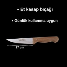 Hakan Living Et - Kurban Bıçağı Günlük Mutfak Kullanımına Uygun 17CM