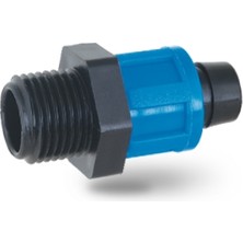 Poelsan Ters Kilitli Nipel Erkek - 16×1/2″ 10ADT