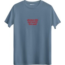 betterthanco Always Late Baskılı Bisiklet Yaka Regular T-Shirt