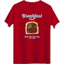 betterthanco Breakfast Time Baskılı Bisiklet Yaka Regular T-Shirt