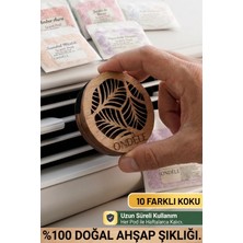 Ondéle Aero MD005 Ahşap Araç Kokusu ve Oto Klima Difüzörü | 10 Yedek Keçe Scent Pod | Éclat Botanique (Botanik Işıltı)