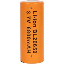 Uravas Store BL26650 3.7V 6800 Mah  Li-Ion Şarjlı Pil
