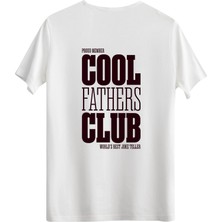 betterthanco Cool Fathers Club Baskılı Bisiklet Yaka Regular T-Shirt