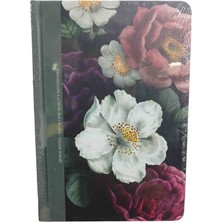Gıpta Quıck Notes - Gıpta Fıne Qualıty Notebooks - Sert Kapak 14X20 cm 80 Yp Çizgisiz  Defter Çiçek Desenli