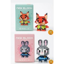 Bricks Zootropolis 2'li Hediye Seti Mikro Blok Figürler Sevgili Hediyesi Yapı Blok Seti - 2 Ürün