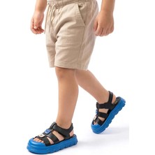Kindep (Kids) Kaymaz Taban Çocuk Sandalet Siyah